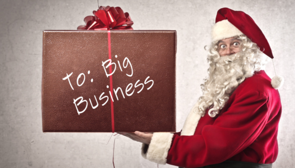 big business gift santa present