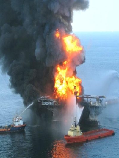 BP Spill explosion oil gas damage fire flame smoke hazard toxic environment ocean