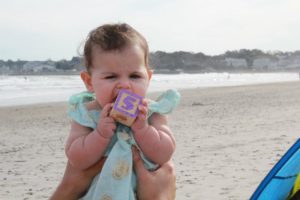 Baby Beach Block toy baby innocent cute child toddler playing ocean