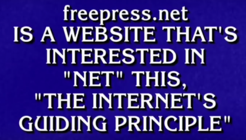 Free Press Jeopardy