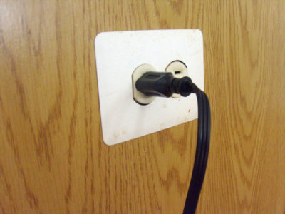 Plug outlet cord electricity power wall