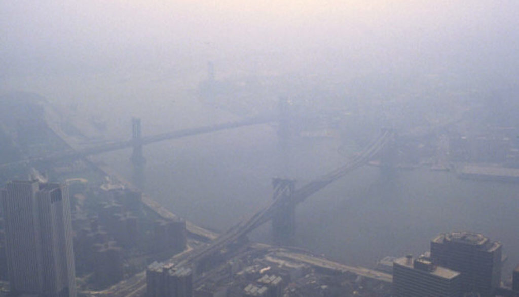 Smog NYnyc new york pollution smoke fog smog