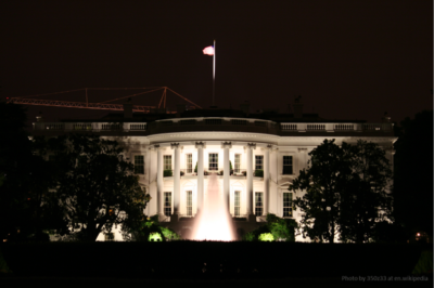 White House night president dc home